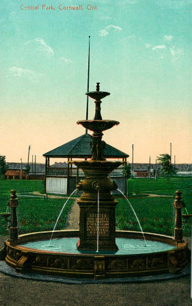 Central Park Water Fountain, Cornwall, Ontario