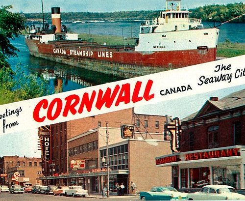 Greetings from the Seaway City. Cornwall, Ontario