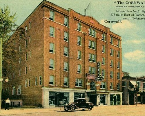 The Cornwallis Hotel was designed by William Cavin Beattie in 1927. Cornwall, Ontario