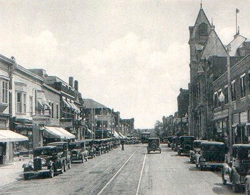 Pitt Street between Second and Third Streets. Cornwall, Ontario