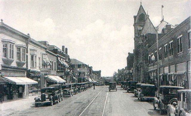 Pitt Street between Second and Third Streets. Cornwall, Ontario