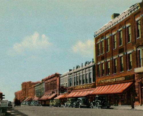 Pitt Street ca 1939. Cornwall, Ontario