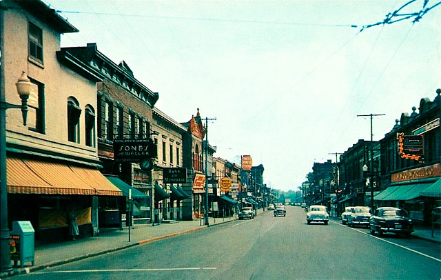 Looking South from Pitt and Second Streets. Cornwall, Ontario