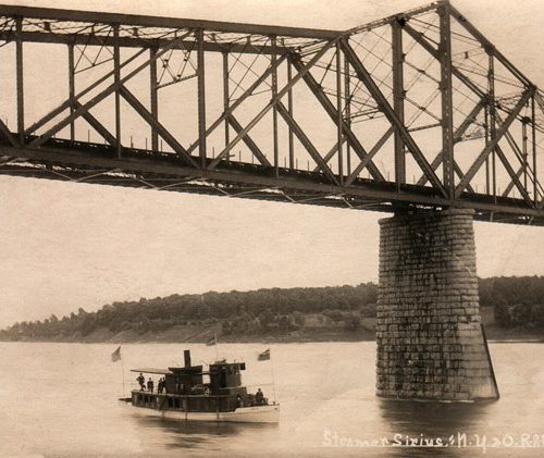 New York & Ottawa Rail Road Bridge. Cornwall, Ontario