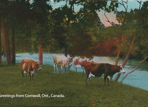 Tourist card, Cornwall, Ontario