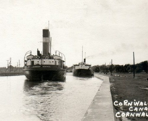 The Cornwall Canal. Ontario