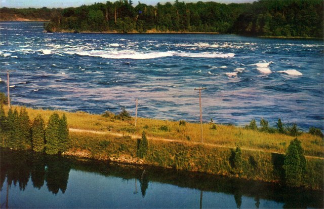 Long Sault Rapids. Cornwall, Ontario