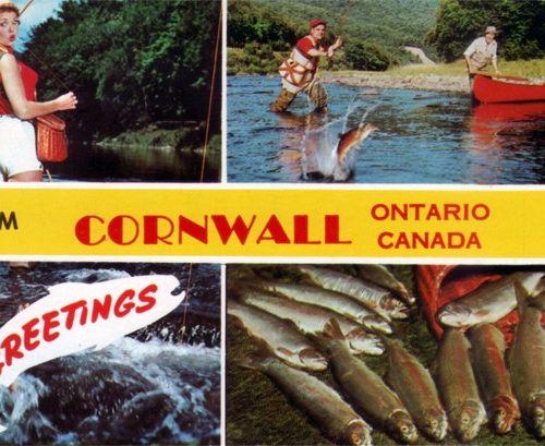 Tourist card, Cornwall, Ontario