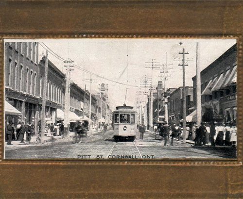 Framed photo, Cornwall, Ontario