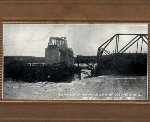 Framed photo, Cornwall, Ontario