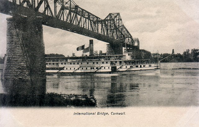 International Bridge at Cornwall. Ontario