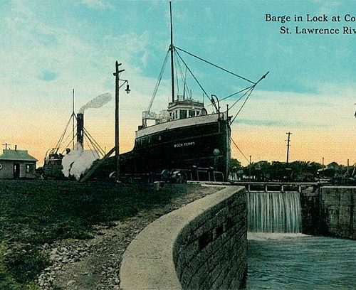 The Cornwall Canal. Ontario