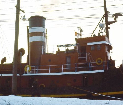 Tug Boat “Graeme Stewart” in Cornwall canal. Ontario.