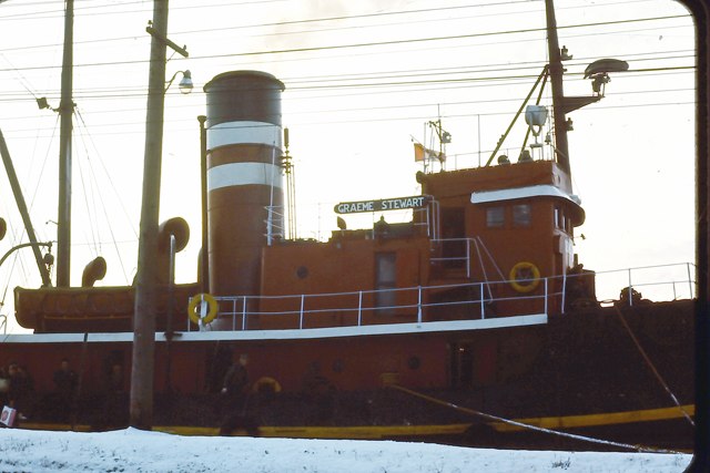 Tug Boat “Graeme Stewart” in Cornwall canal. Ontario.