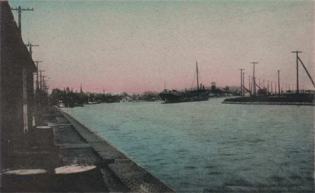 View from the foot of Pitt Street looking east. Cornwall, Ontario