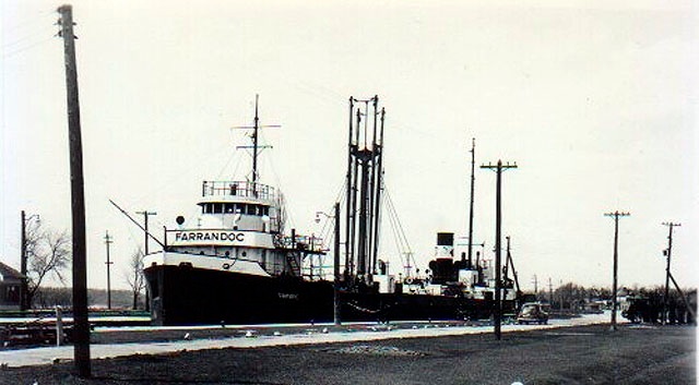 The Motor Vessel Farrandoc at Cornwall. Ontario